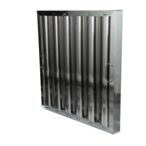 Type VI 16" H x 16" W x 1-3/4" D Aluminum Baffle Grease Filter