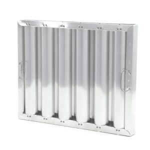 Type VI 16" H x 20" W x 1-3/4" D Aluminum Baffle Grease Filter