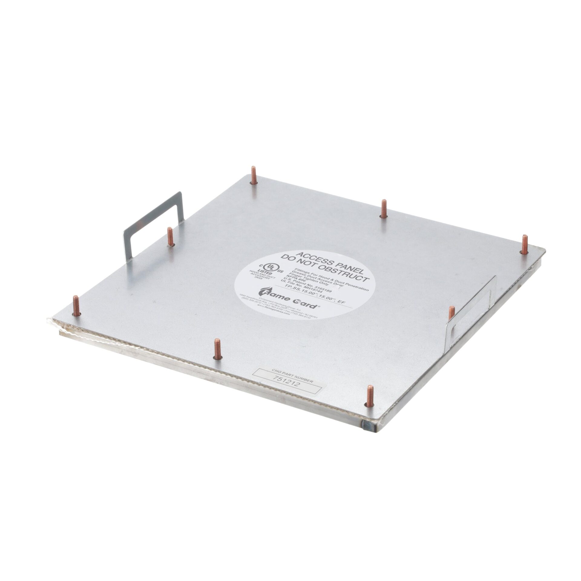 20" x 20" Flat Grease Duct Access Door - Image 9